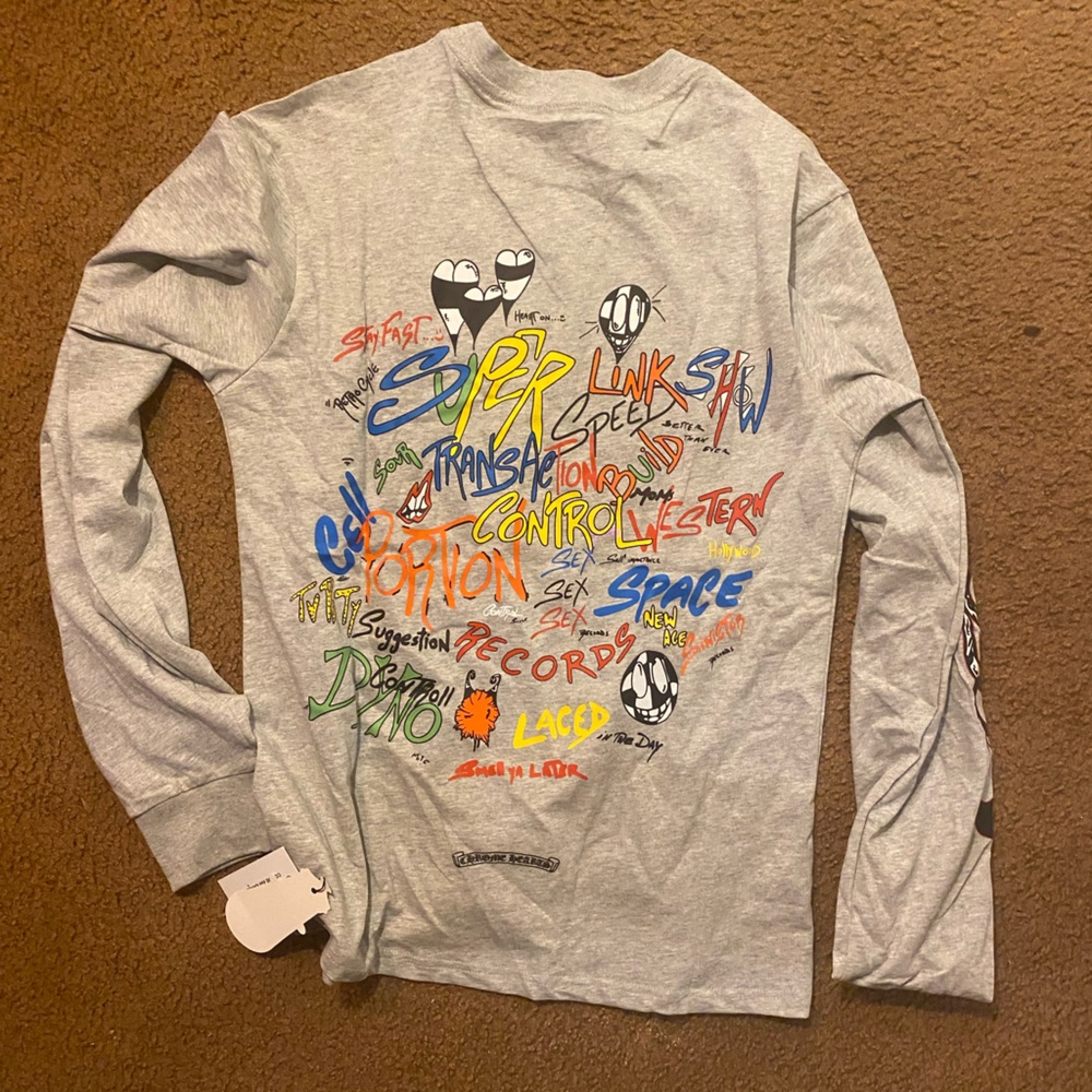 Grey matty boy Chrome Crewneck
